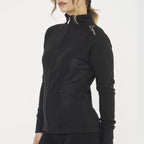 Dafne slim fit katoen hoodie met rits