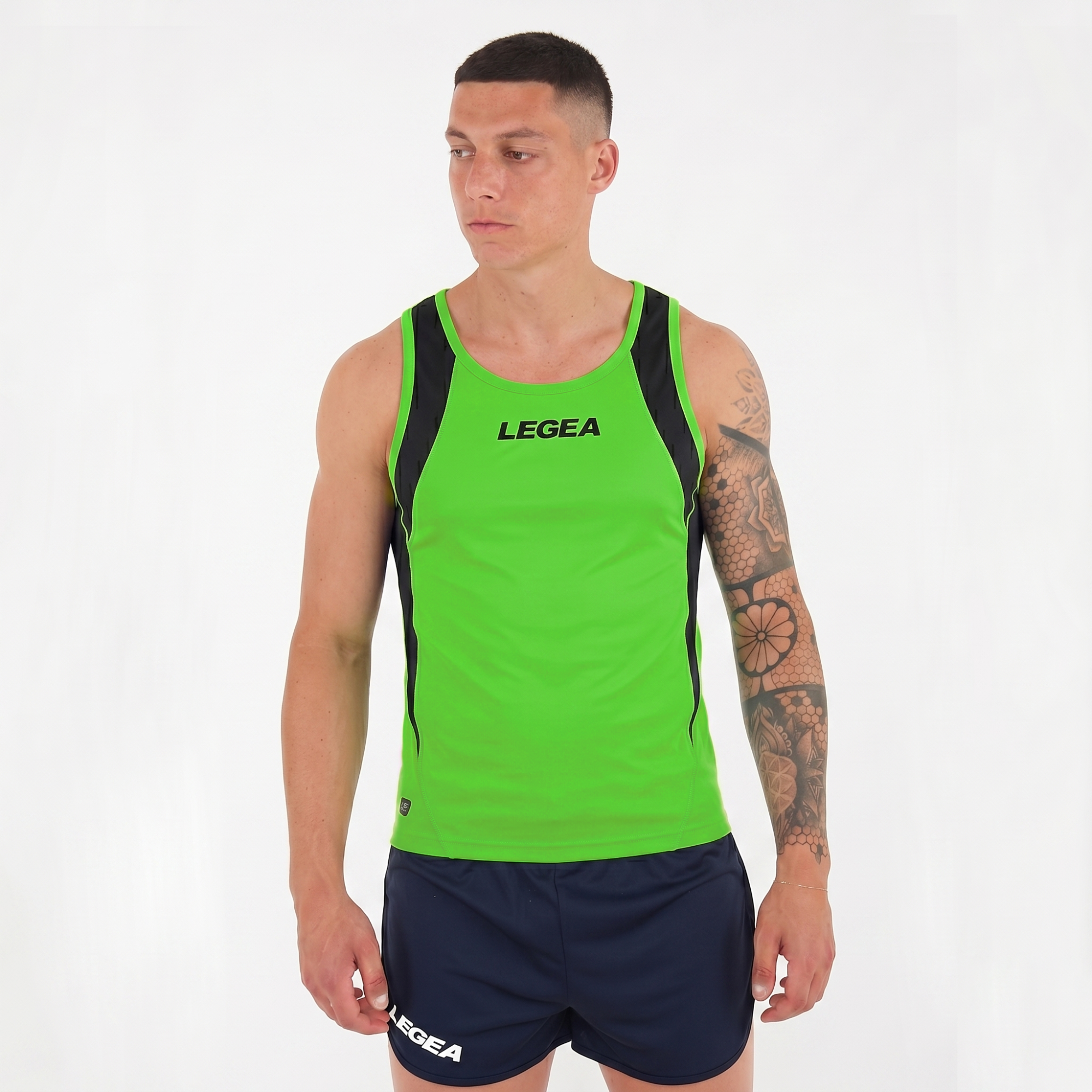Løbe-top med åndbarhed i 100% polyester