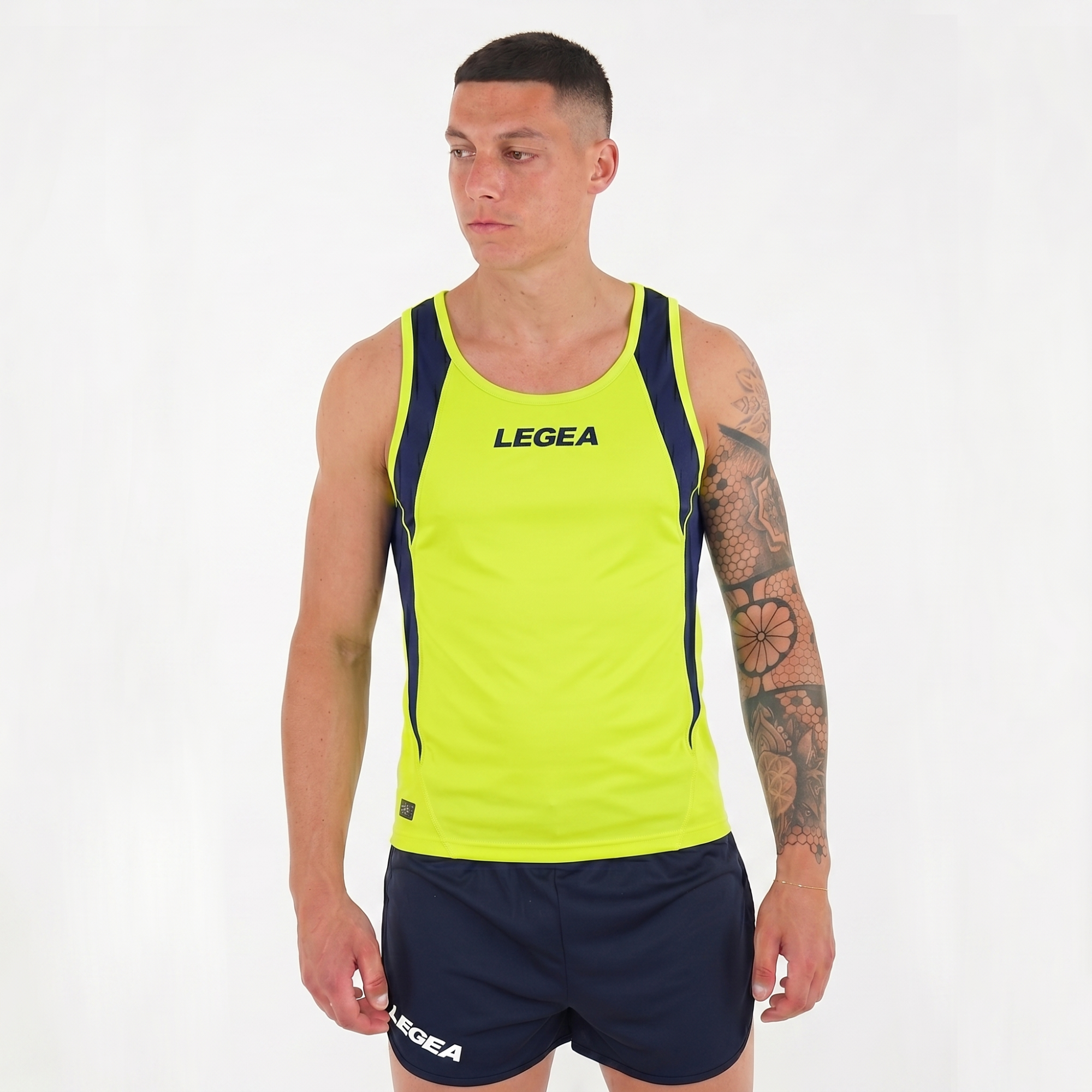 Løbe-top med åndbarhed i 100% polyester