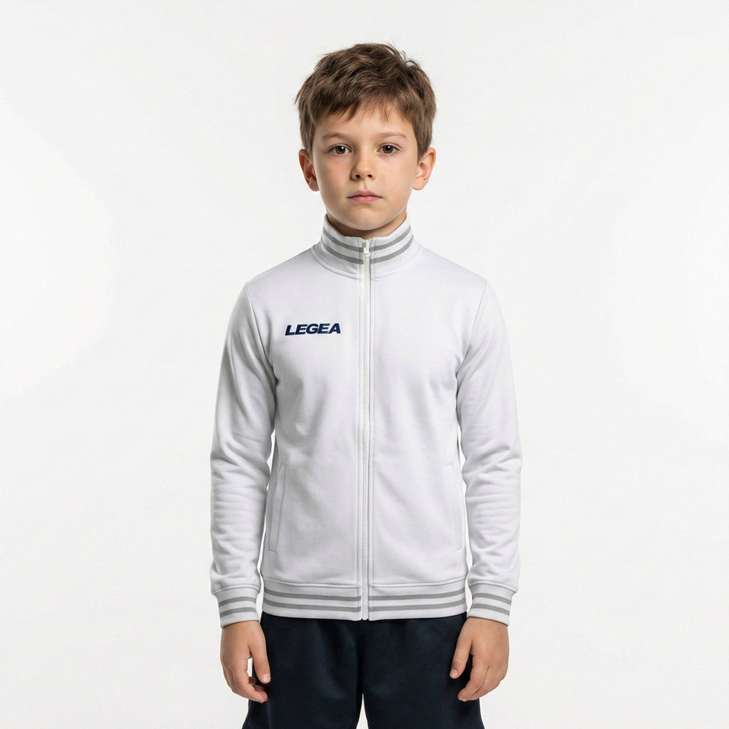 Sudadera de entrenamiento con cremallera y capucha.