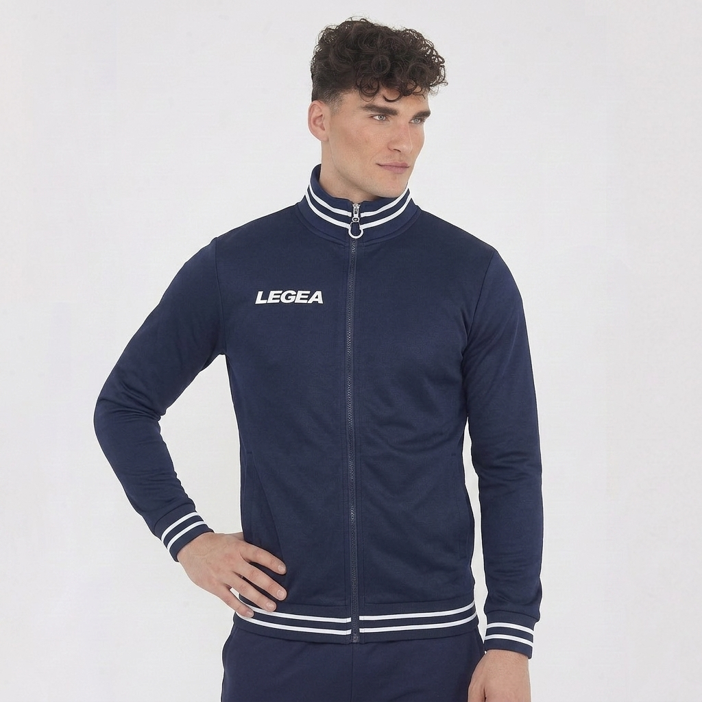 Sudadera de entrenamiento con cremallera y capucha.