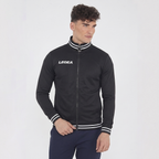 Felpa in poliestere con zip Piazza