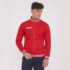 Felpa in poliestere con zip Piazza