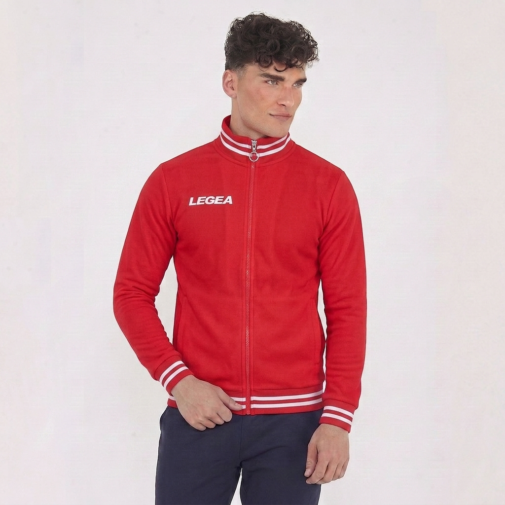 Sudadera de entrenamiento con cremallera y capucha.