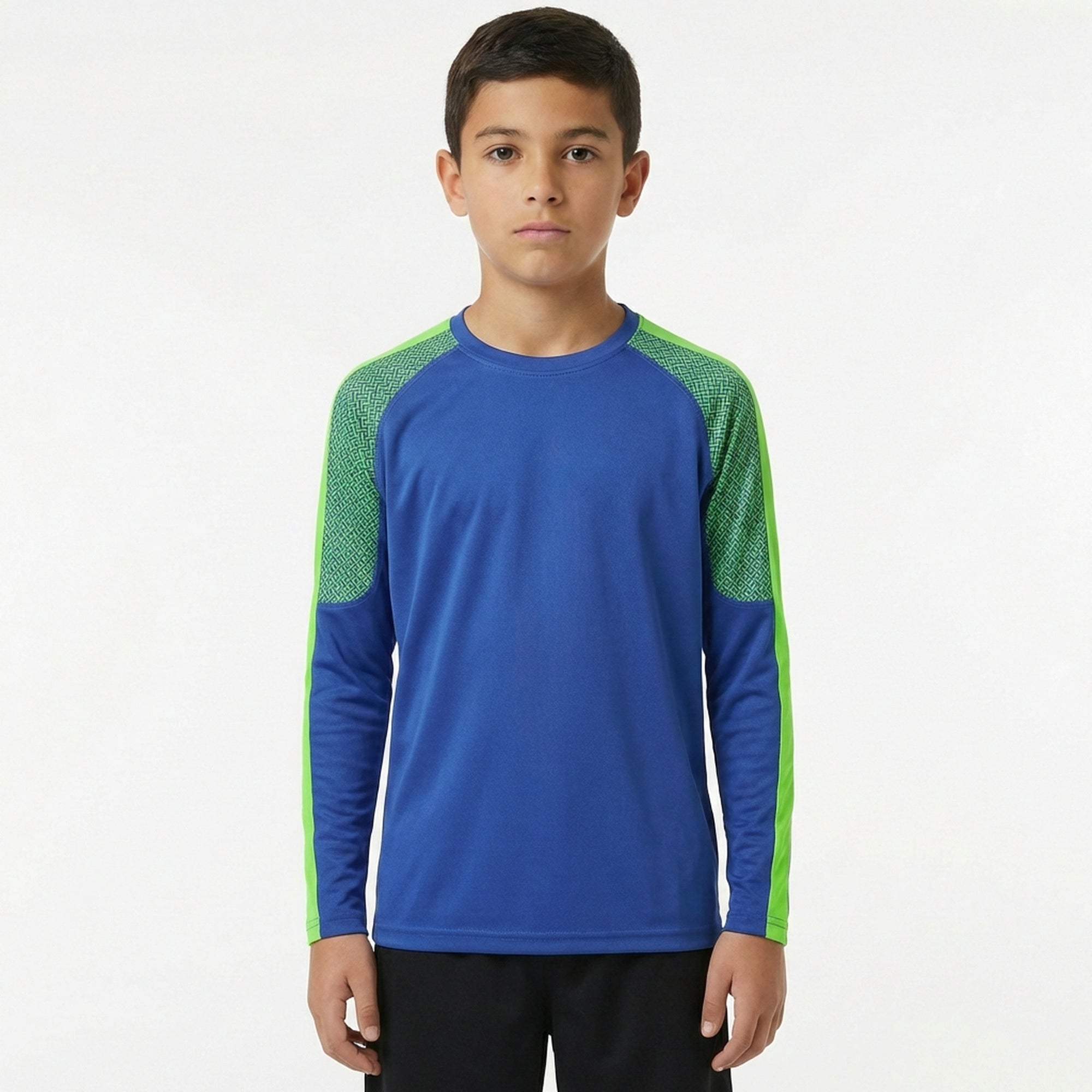 Camiseta de fútbol de manga larga de Atenas (tallas pequeñas)