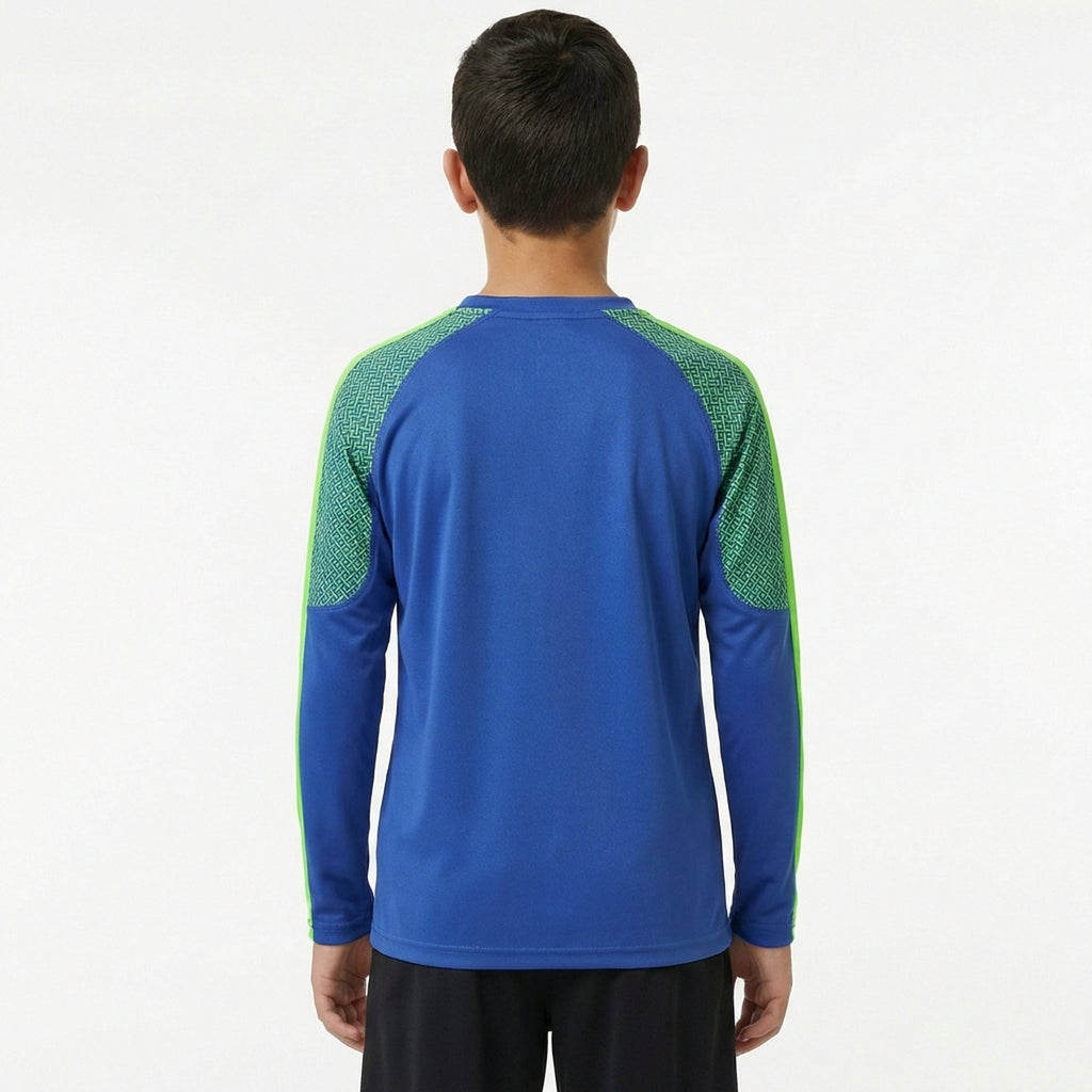 Camiseta de fútbol de manga larga de Atenas (tallas pequeñas)