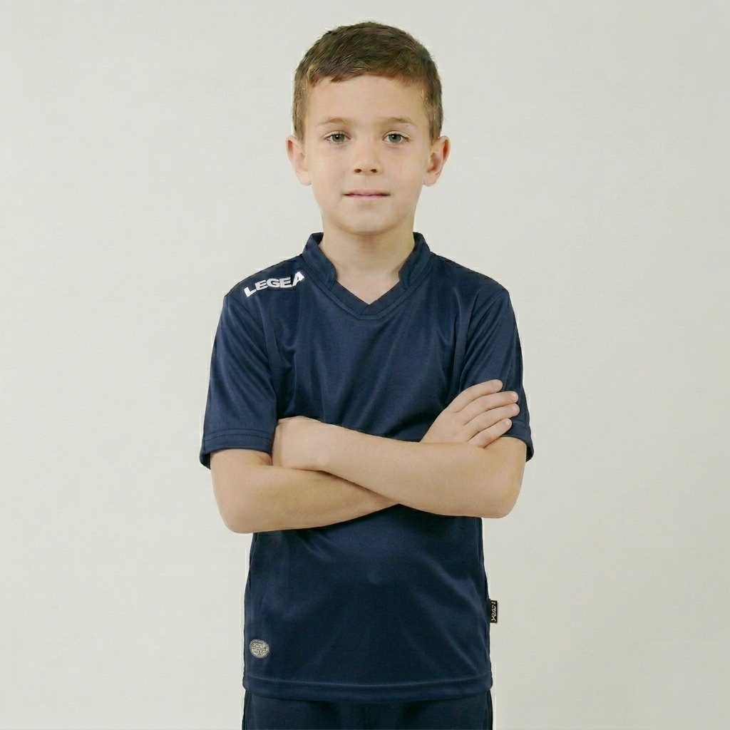 Camiseta de fútbol con cuello del Ajaccio (tallas pequeñas)
