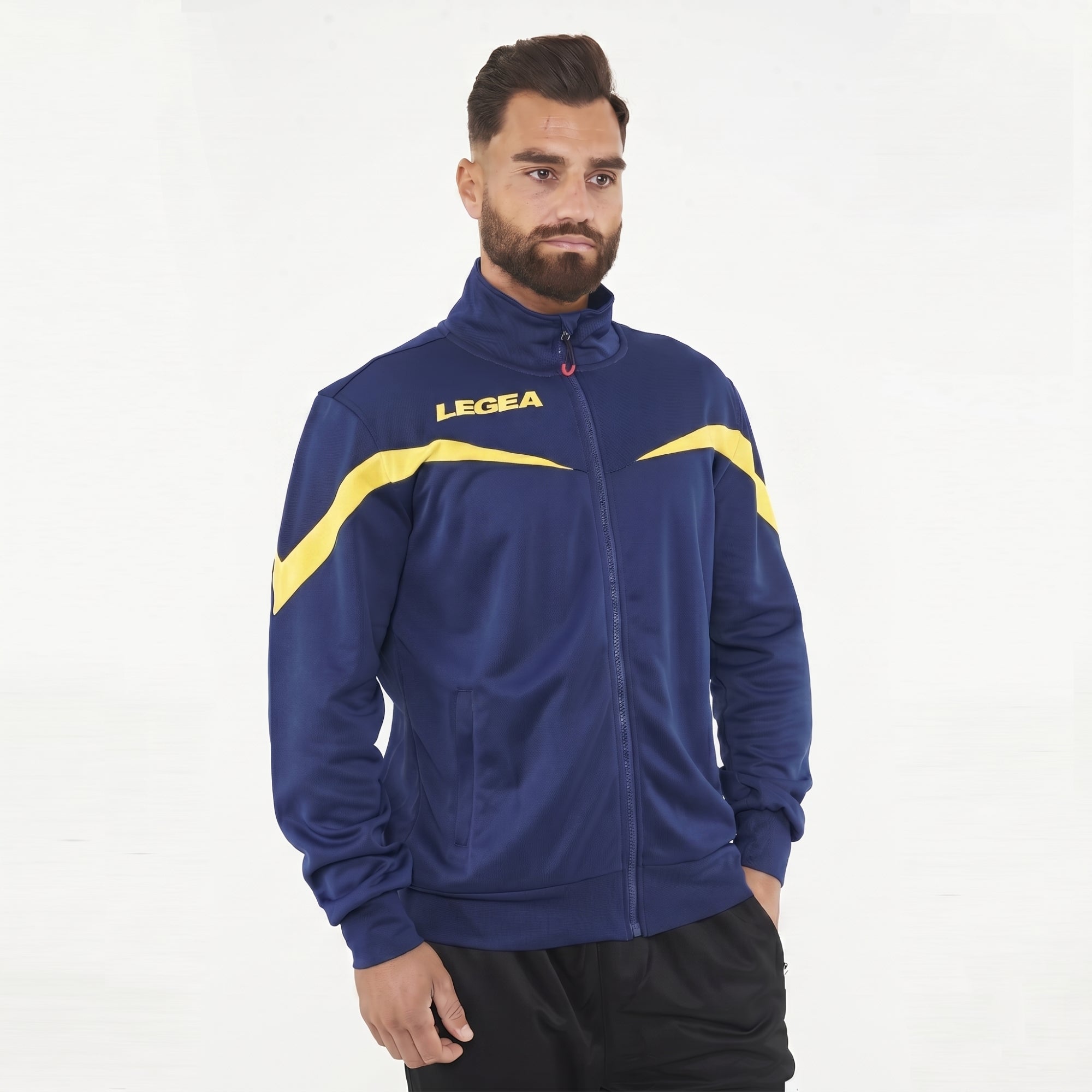 Giacca sportiva in piquet con zip Salvador