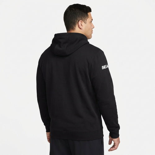 Felpa con cappuccio Spalato - oversize - Nero - 3XL