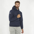 Hoodie zonder rits Split
