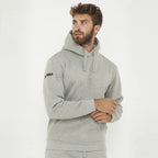 felpa con cappuccio senza zip spalato