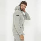 felpa con cappuccio senza zip spalato