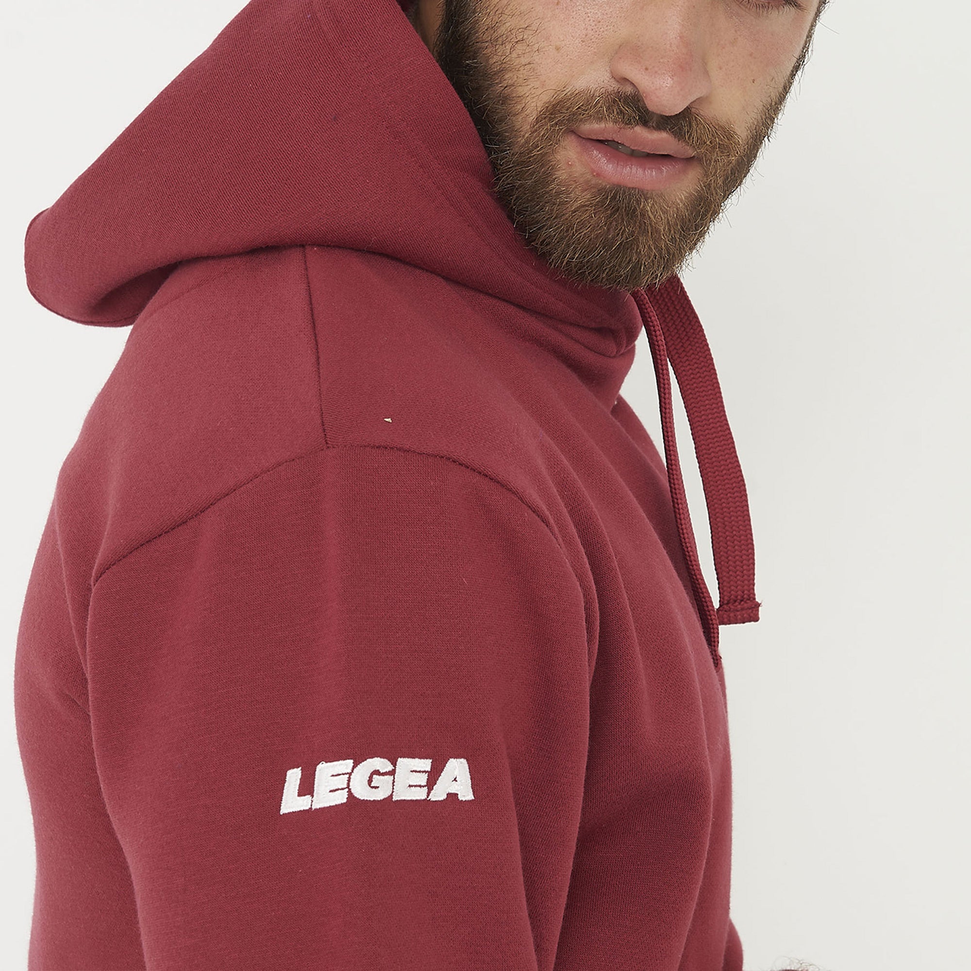 Tuta completa felpata Spalato Sofia - granata nero