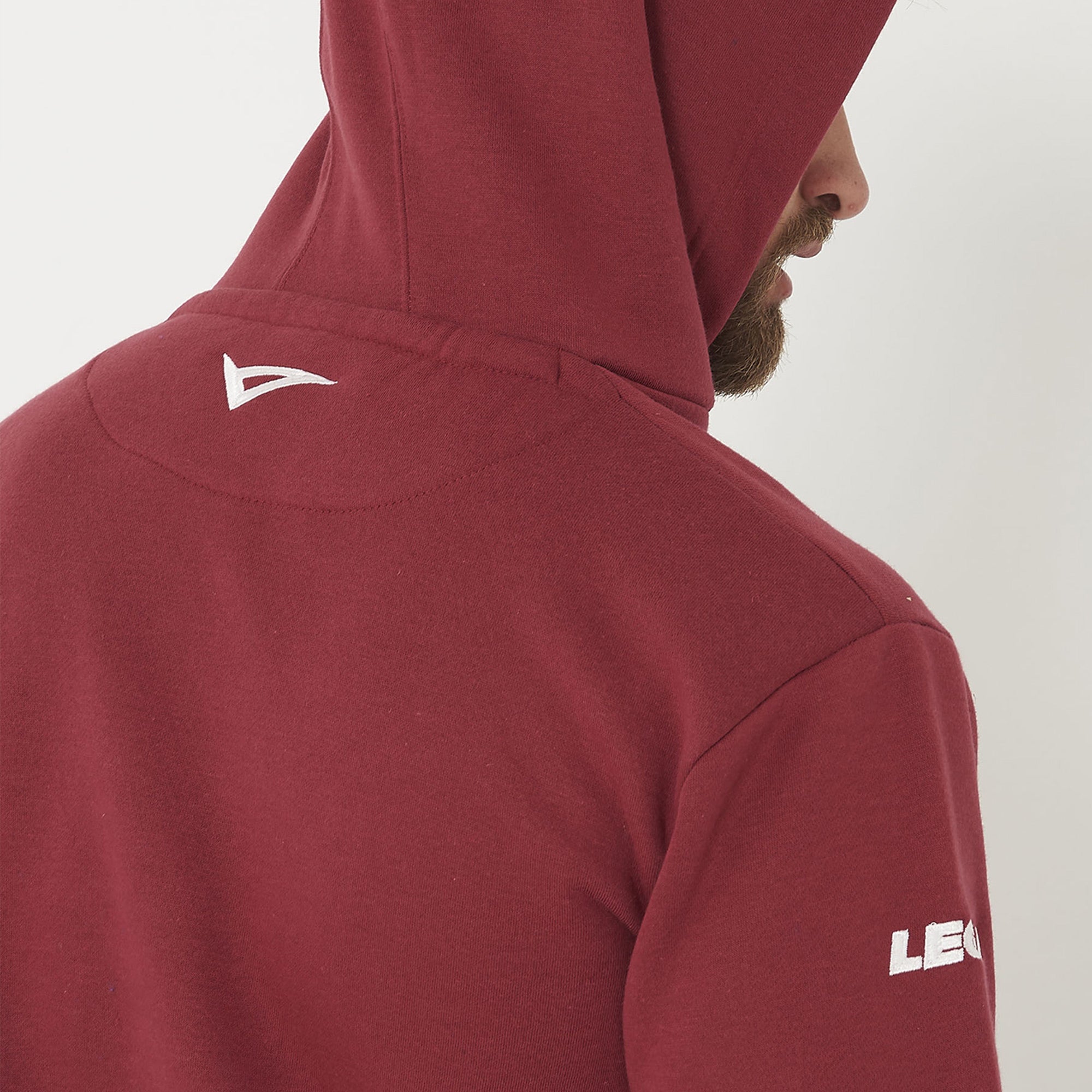 Tuta completa felpata Spalato Sofia - granata nero