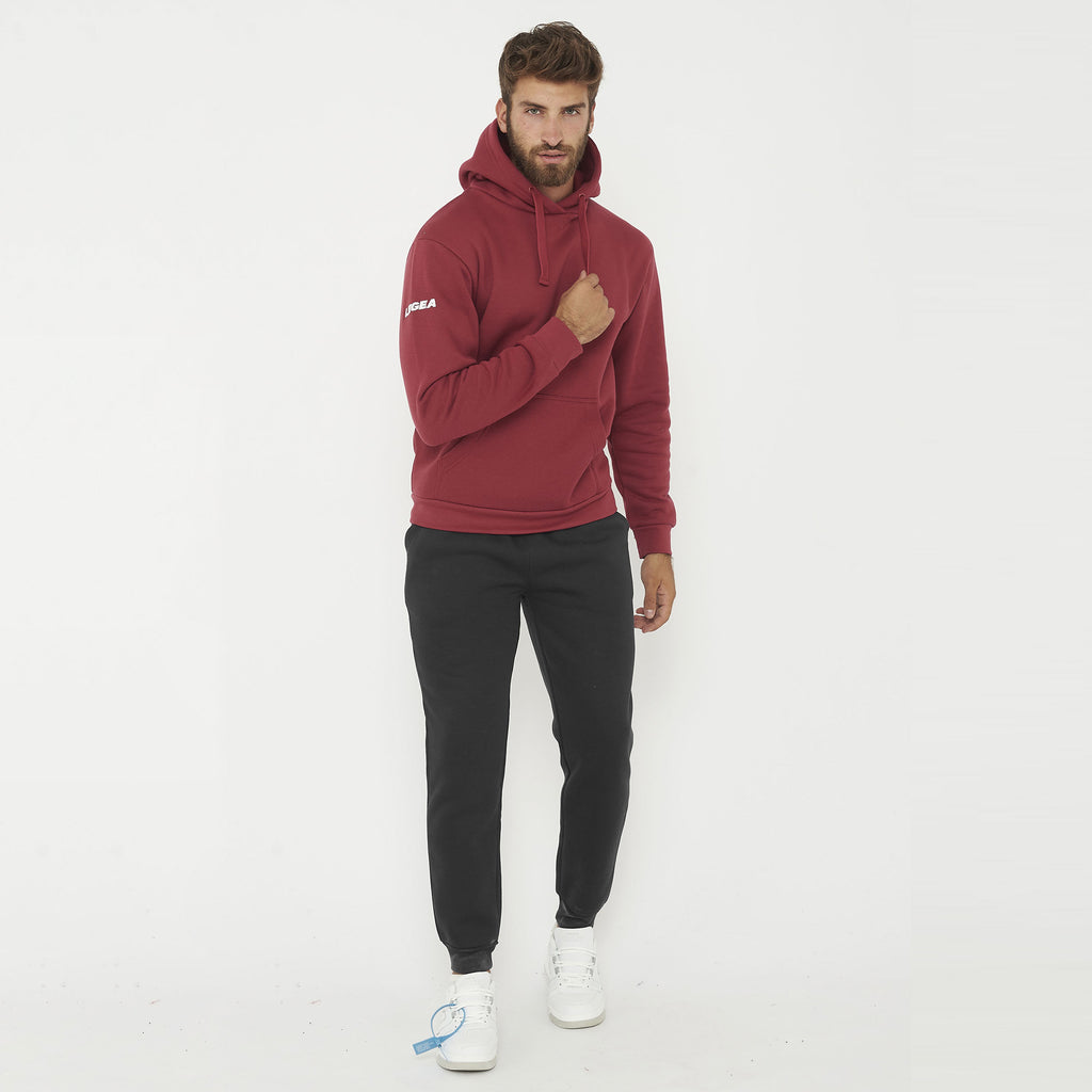 Tuta completa felpata Spalato Sofia - granata nero