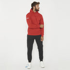 Tuta completa felpata Spalato Sofia - rosso nero