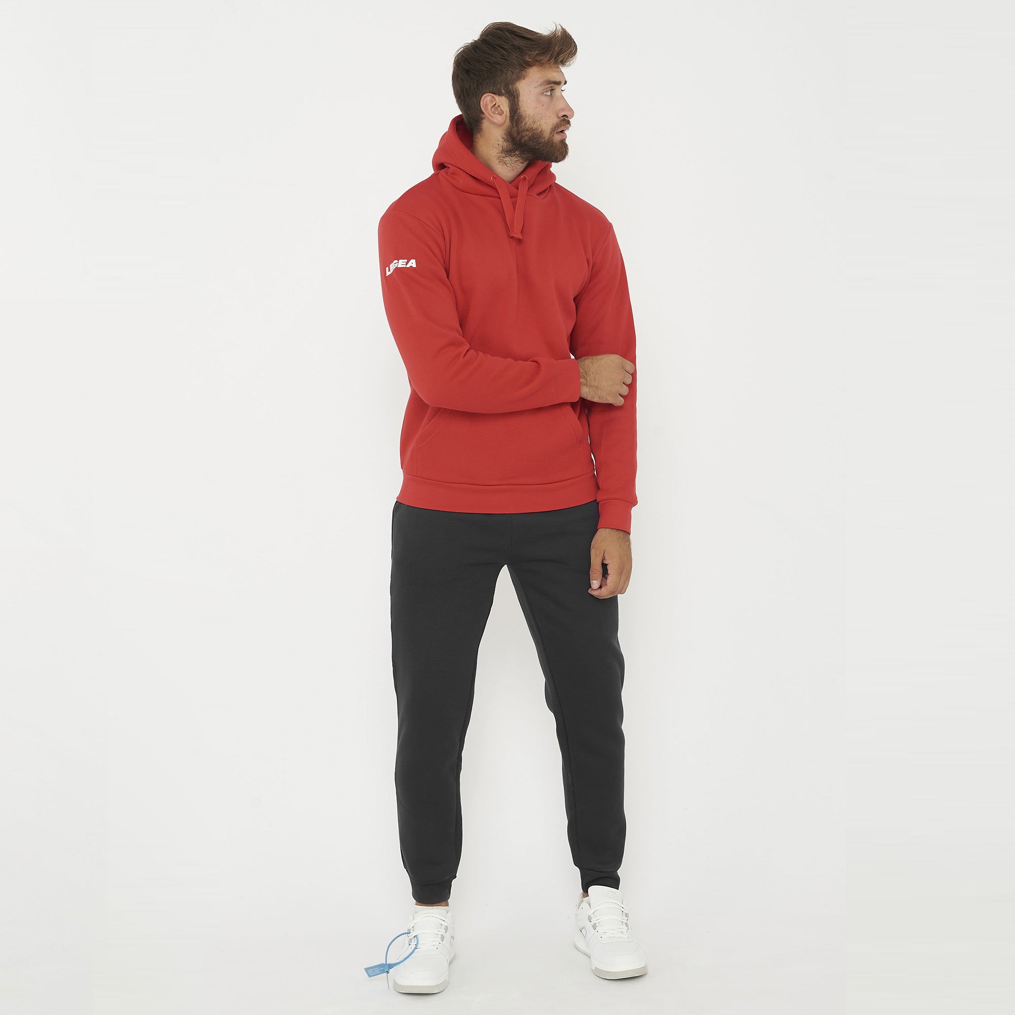 Tuta completa felpata Spalato Sofia - rosso nero