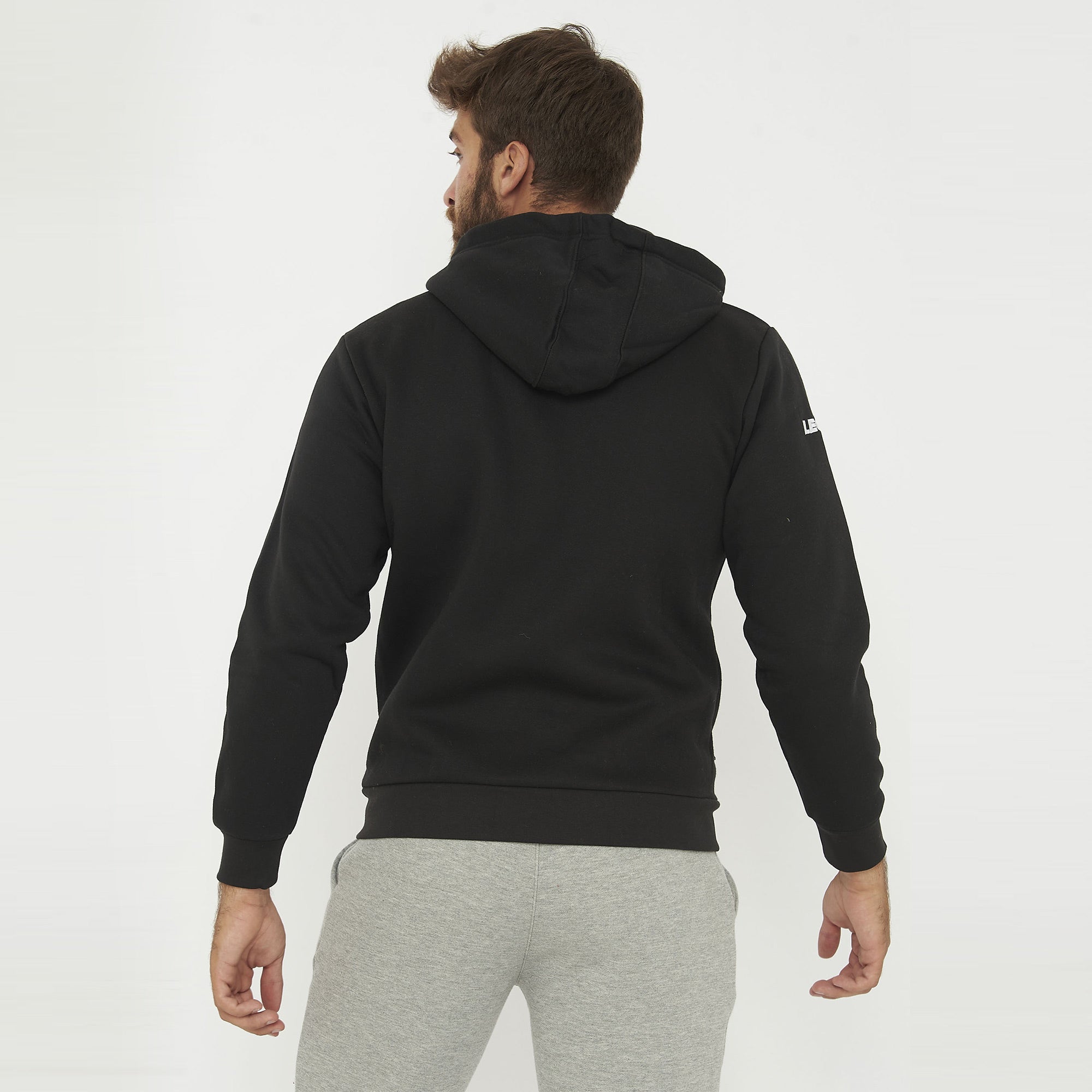 Tuta completa felpata con zip Sarajevo Sofia - nero grigio