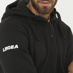 Tuta completa felpata con zip Sarajevo Sofia - nero grigio