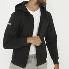 Tuta completa felpata con zip Sarajevo Sofia - nero grigio