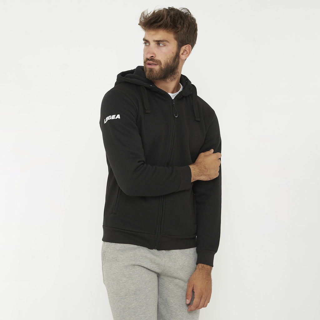 Tuta completa felpata con zip Sarajevo Sofia - nero grigio