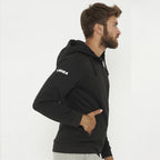 Tuta completa felpata con zip Sarajevo Sofia - nero grigio