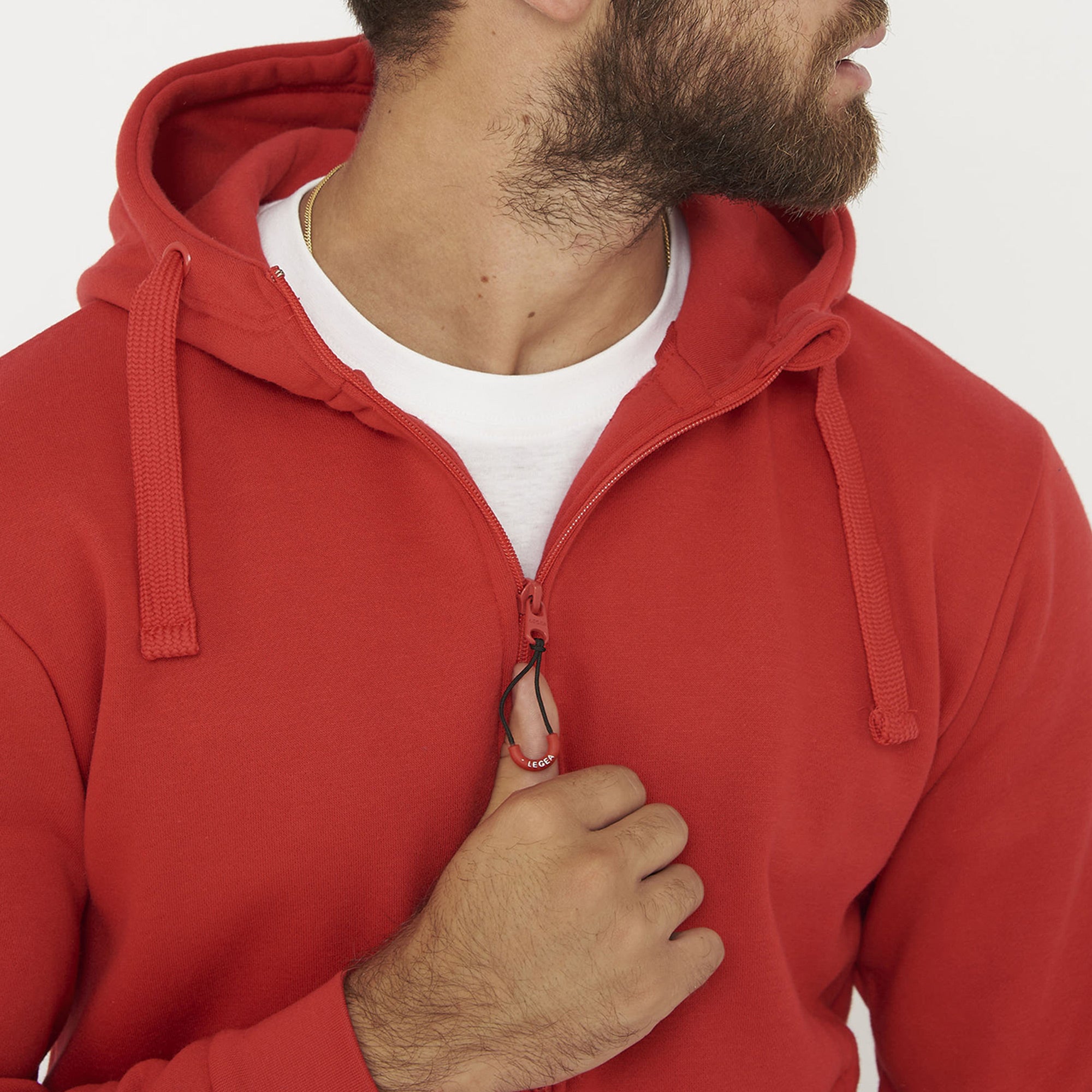 Tuta completa felpata con zip Sarajevo Sofia - rosso blu