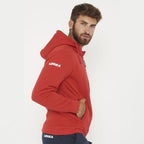 Tuta completa felpata con zip Sarajevo Sofia - rosso blu