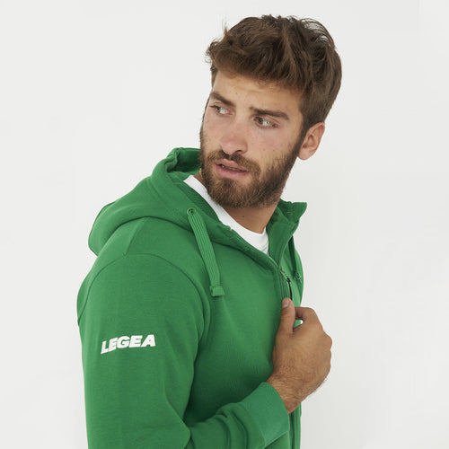 Sarajevo zip-up hoodie - Green - 2XL