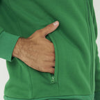Felpa con cappuccio e zip Sarajevo verde