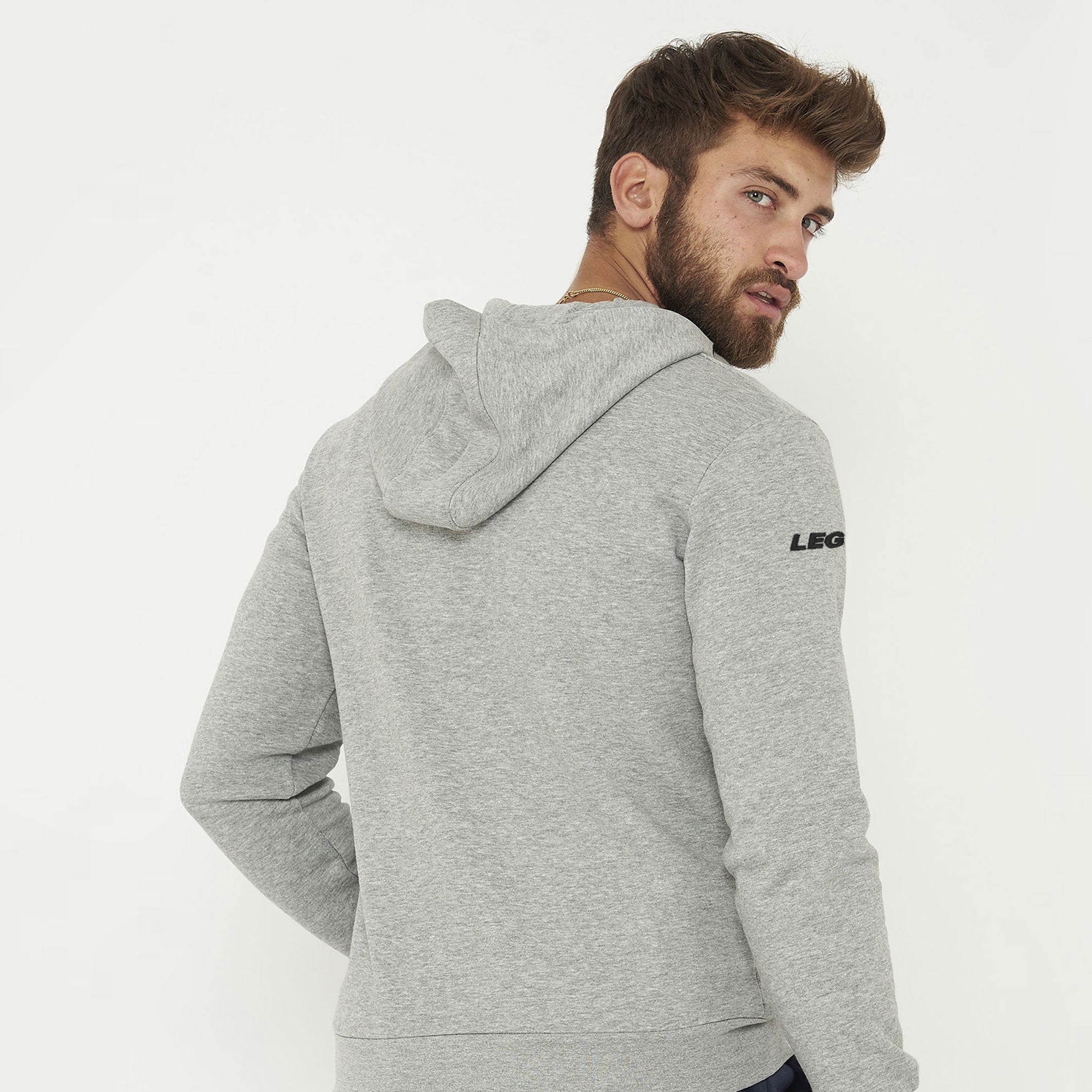 Tuta completa felpata con zip Sarajevo Sofia - grigio blu