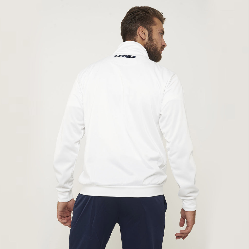 Giacca sportiva con zip Cuba -  taglia piccola bianco