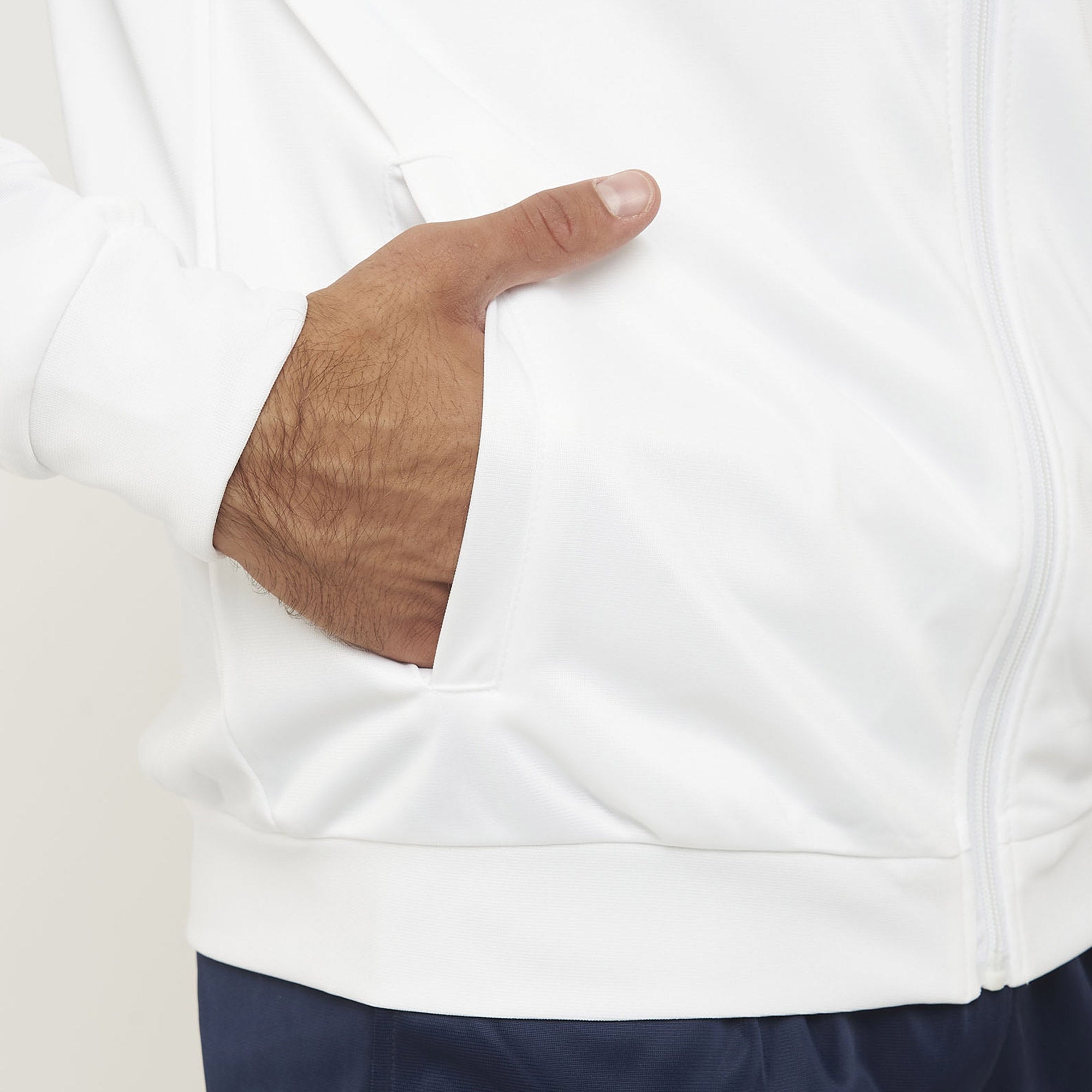 Giacca sportiva con zip Cuba -  taglia piccola bianco
