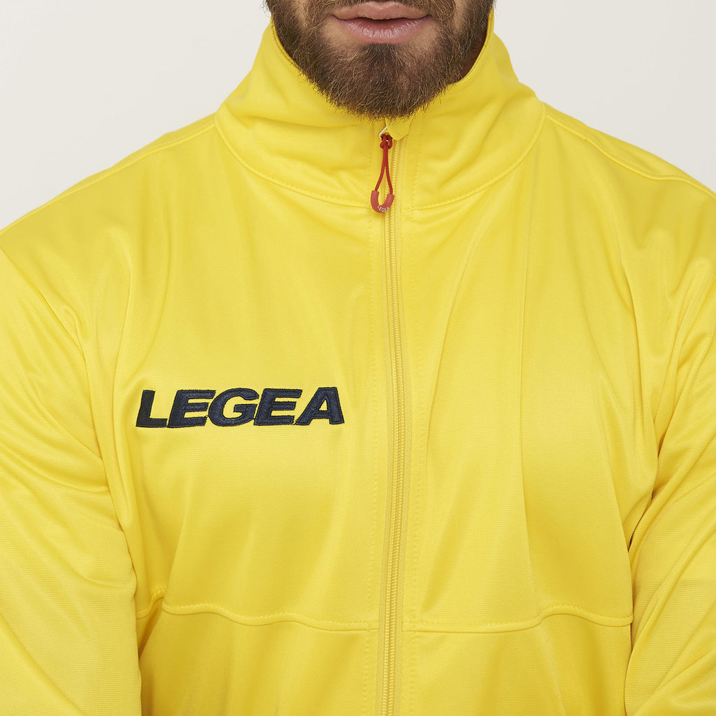 Chaqueta deportiva Cuba con cremallera - talla pequeña amarilla