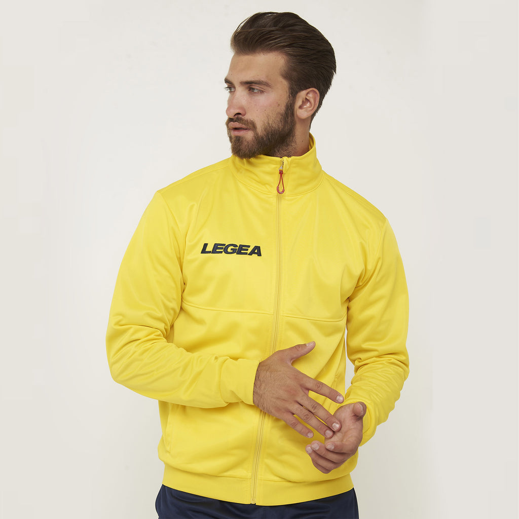 Chaqueta deportiva Cuba con cremallera - talla pequeña amarilla