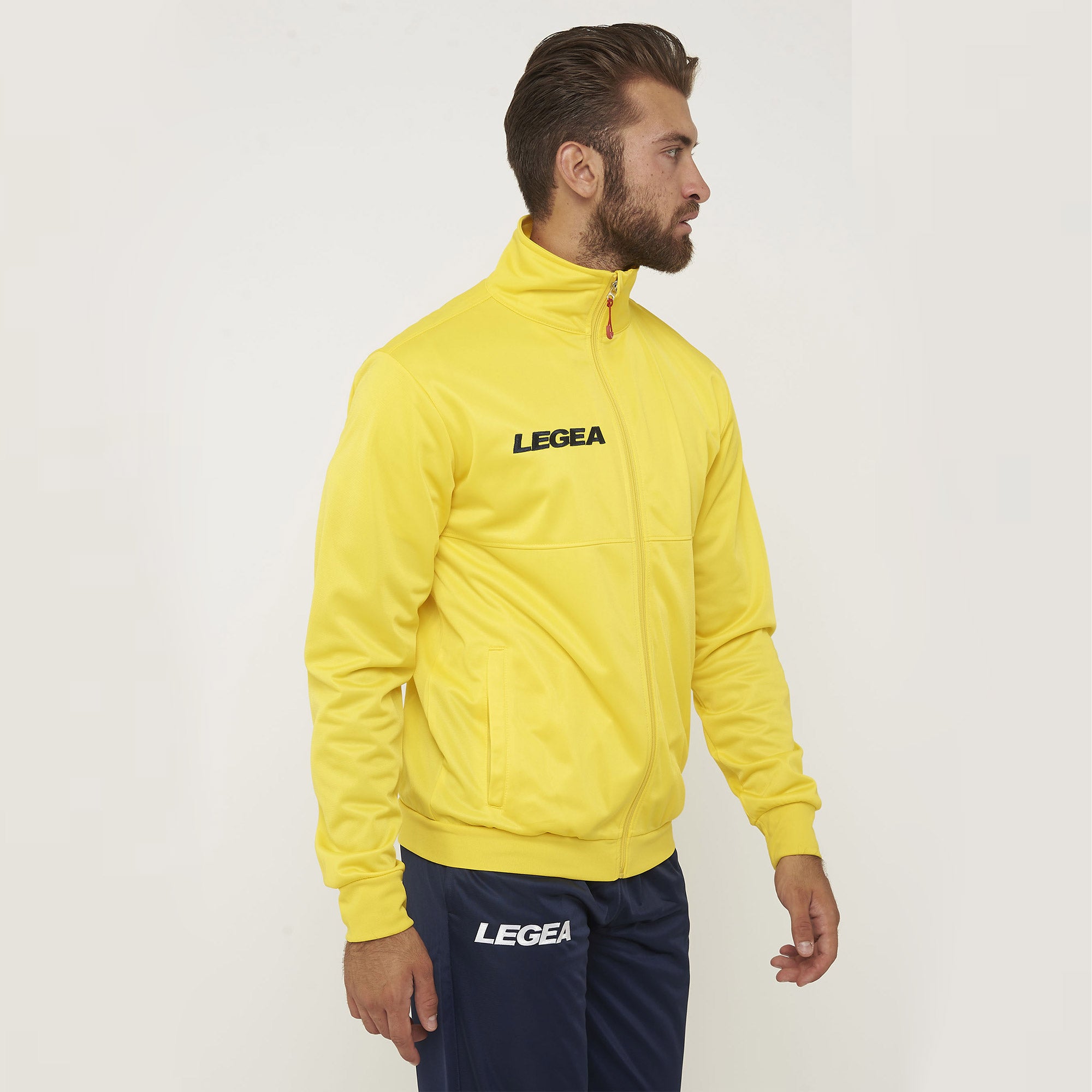 Chaqueta deportiva Cuba con cremallera - talla pequeña amarilla