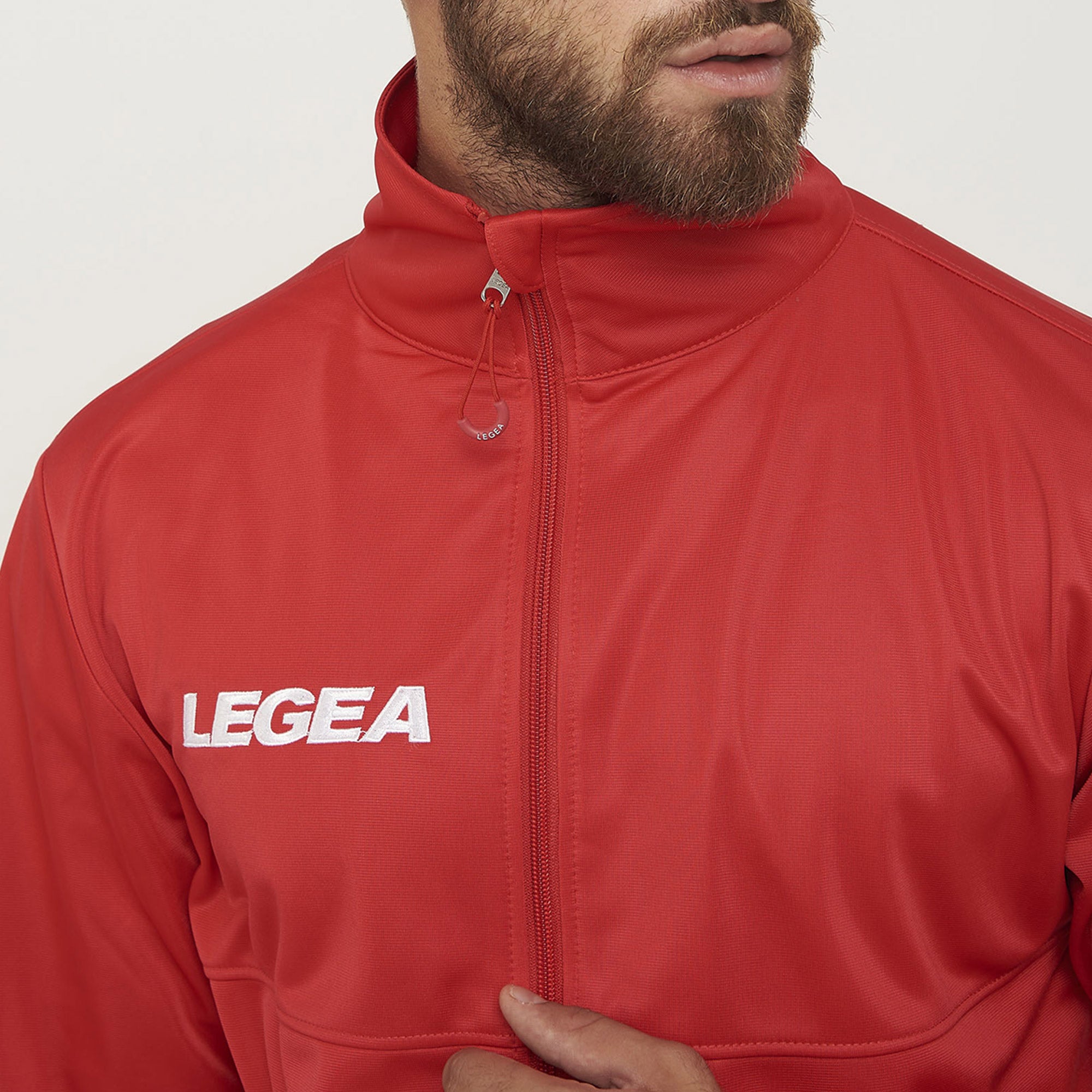 Giacca sportiva con zip Cuba -  taglia piccola rosso
