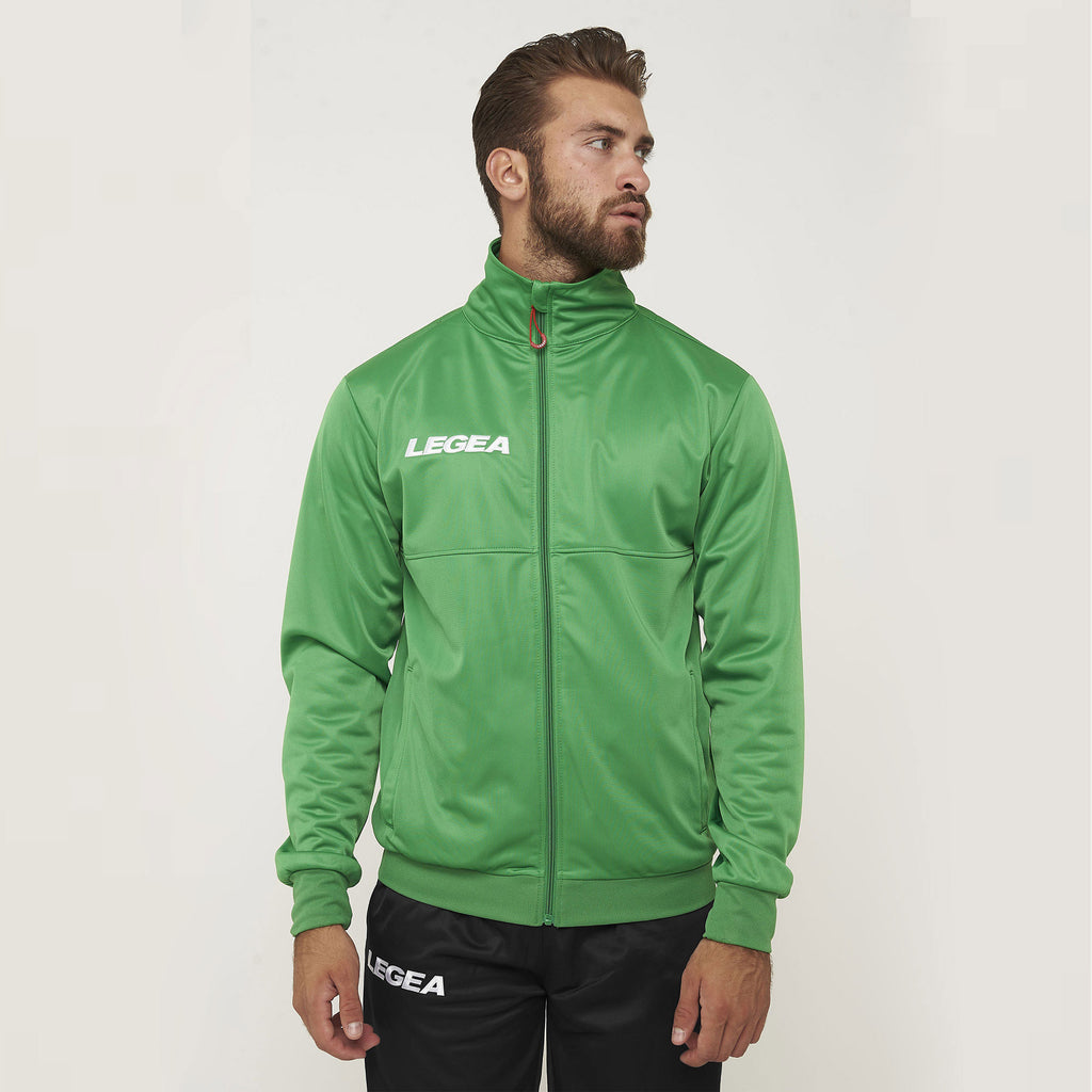 Chaqueta deportiva Cuba con cremallera - talla pequeña, verde