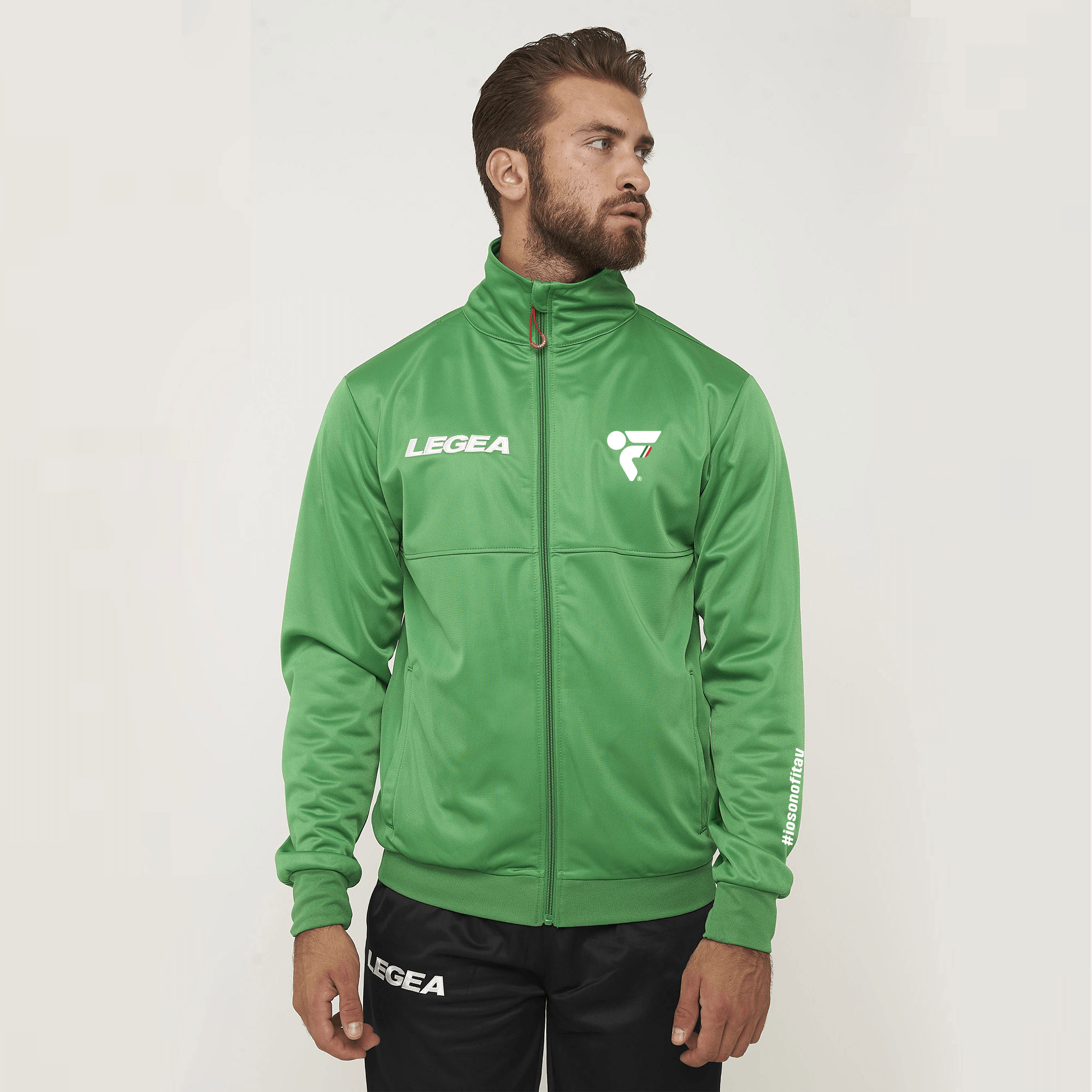 Veste à zip monochrome - Fitav