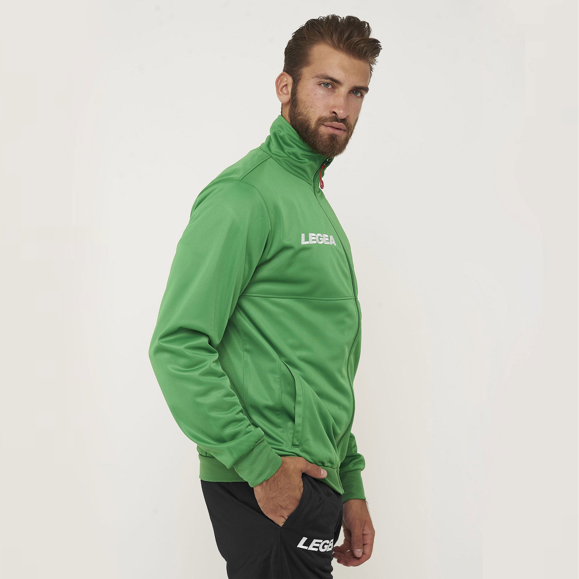 Chaqueta deportiva Cuba con cremallera - talla pequeña, verde