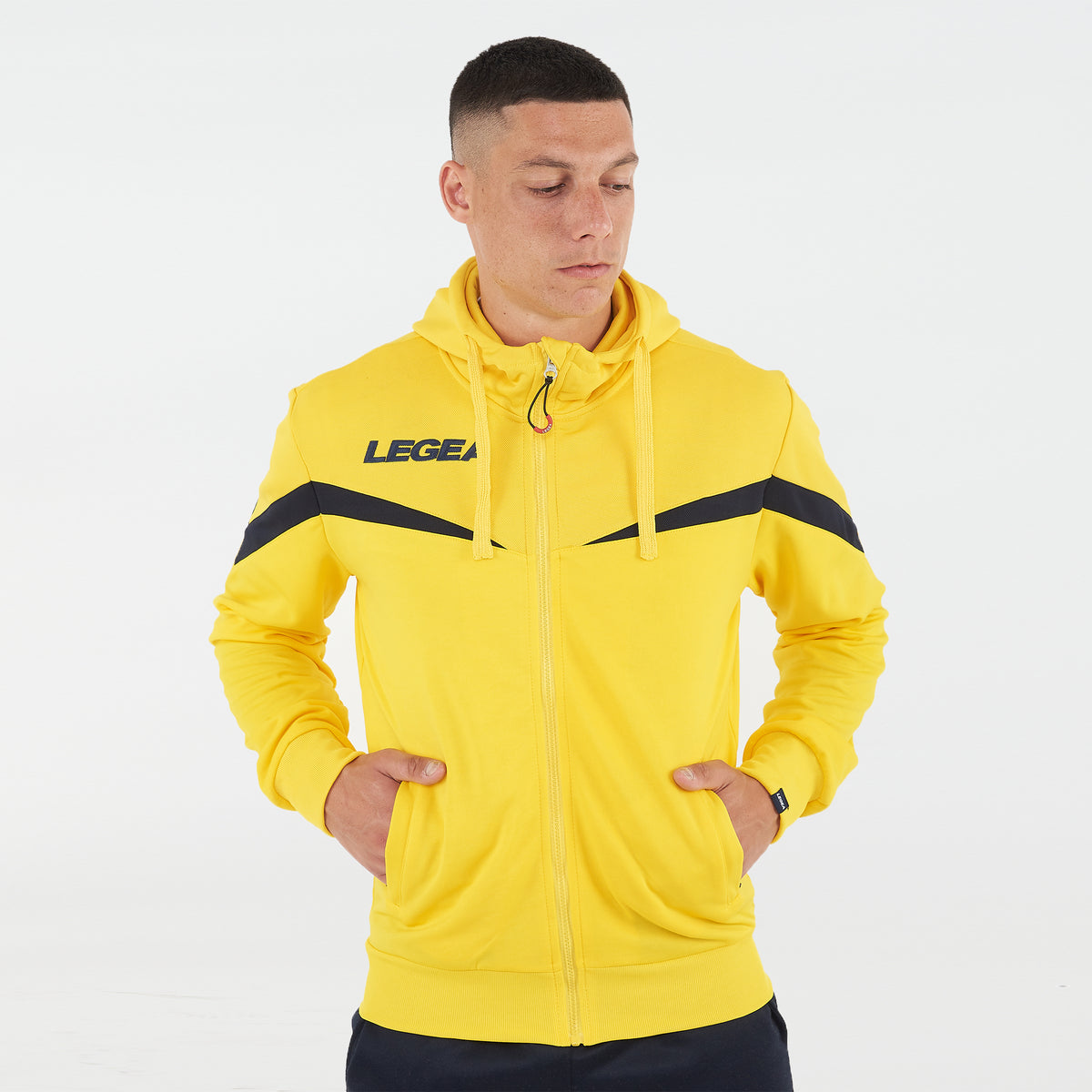 Giacca sportiva con cappuccio Turchia - Giallo | Blu - 2XL