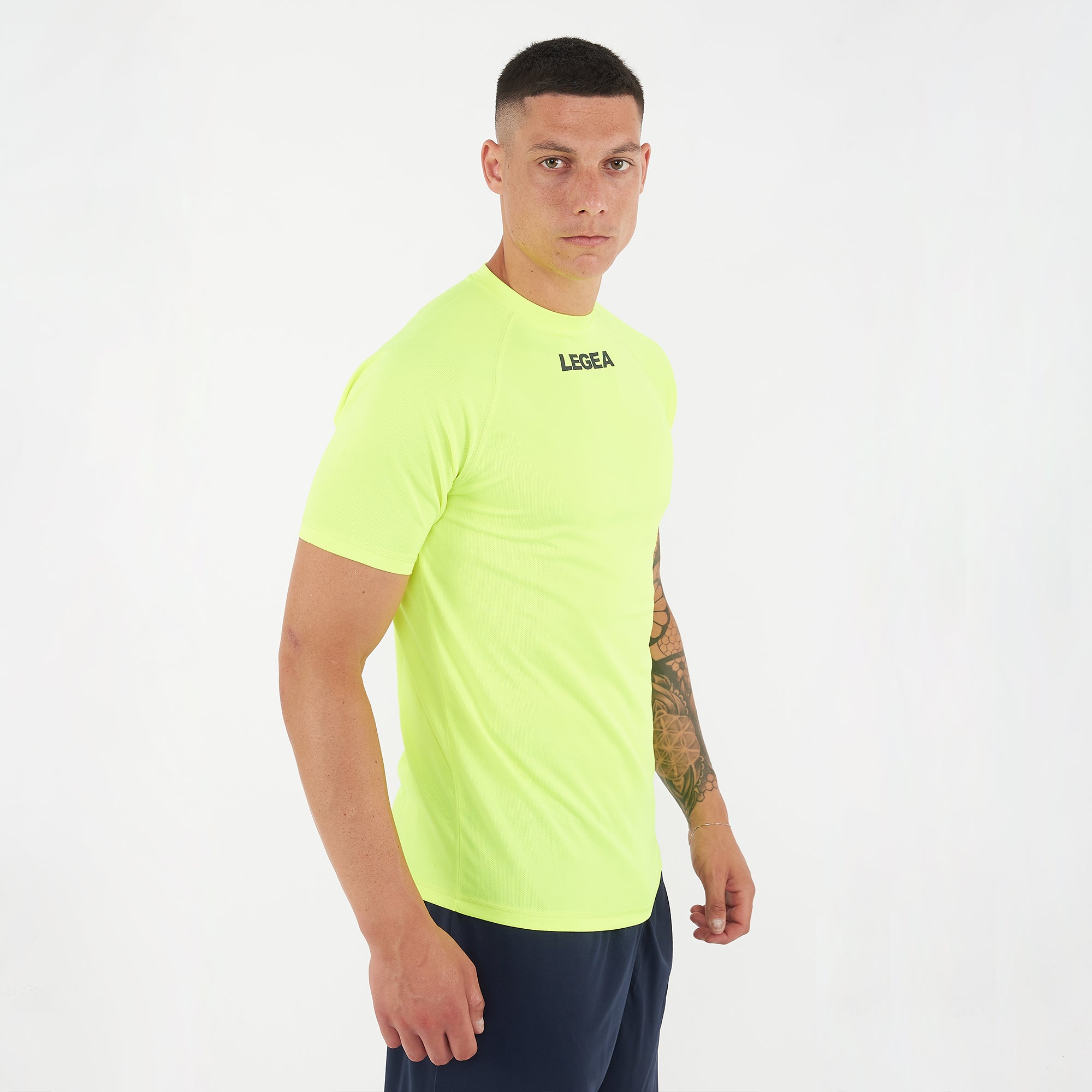 T-shirt Lipsia jaune fluo