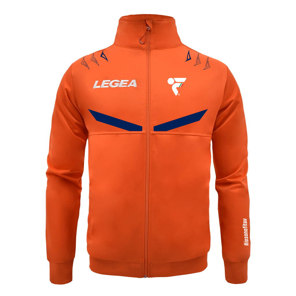 Chaqueta con cremallera bicolor - Fitav