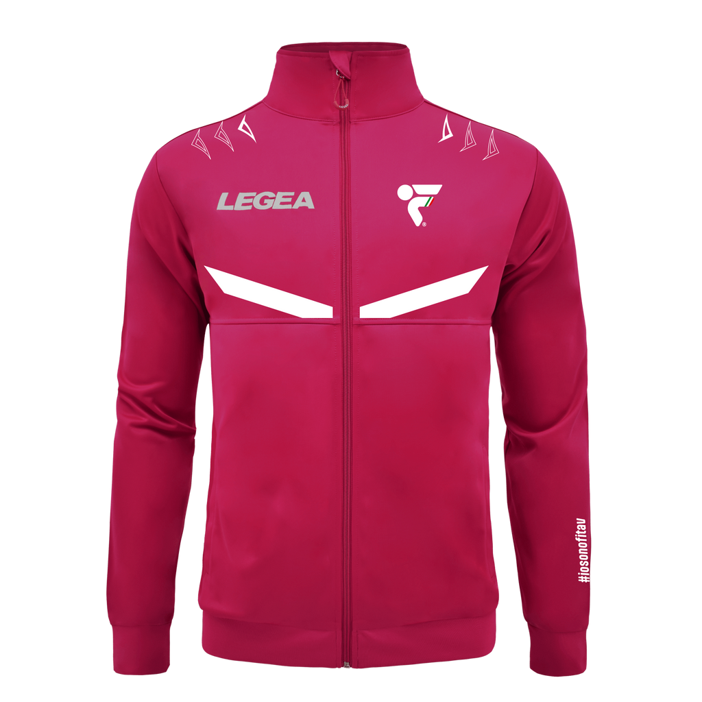 Chaqueta con cremallera bicolor - Fitav