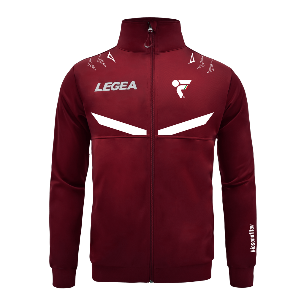 Chaqueta con cremallera bicolor - Fitav