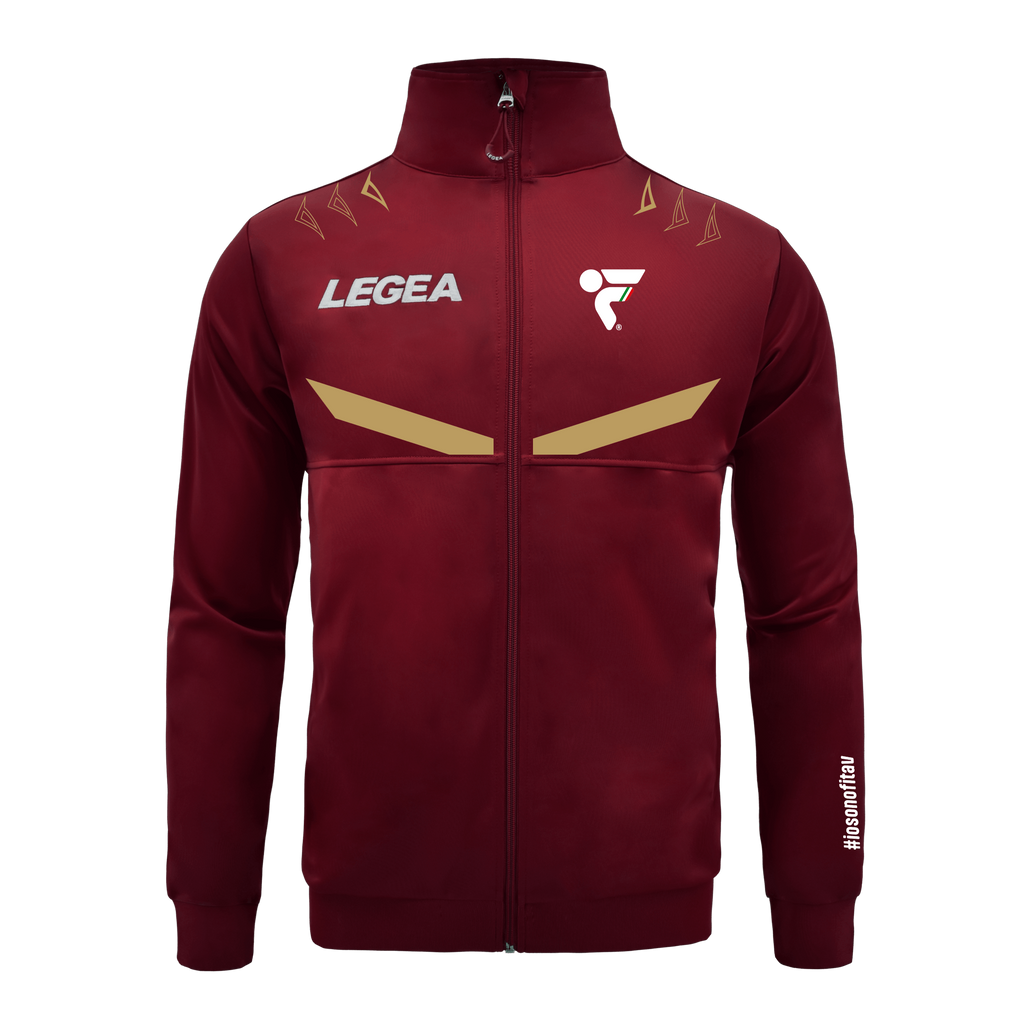 Chaqueta con cremallera bicolor - Fitav