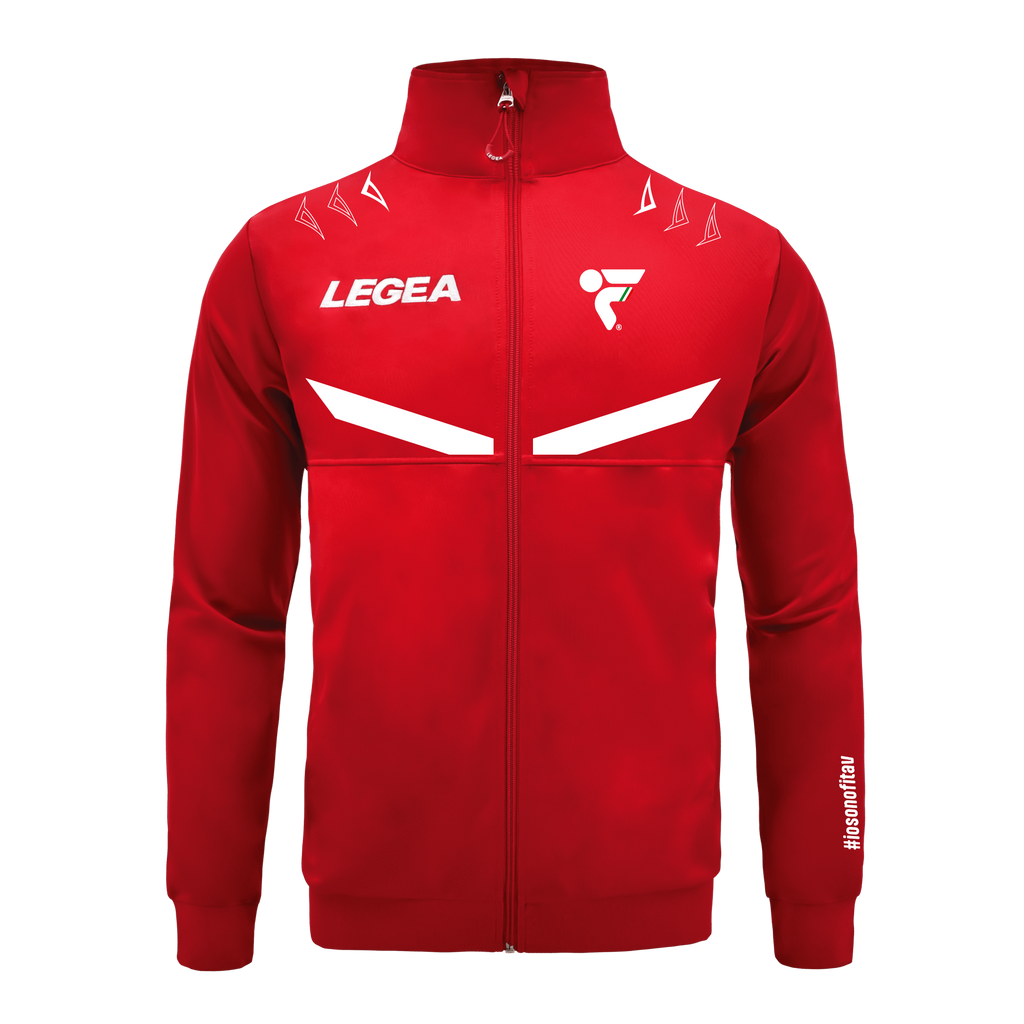 Chaqueta con cremallera bicolor - Fitav