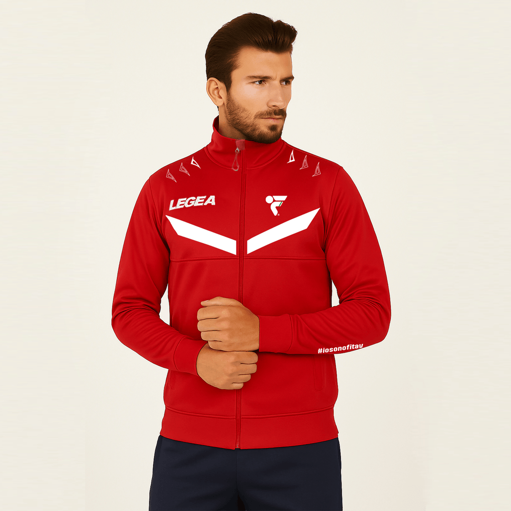 Chaqueta con cremallera bicolor - Fitav