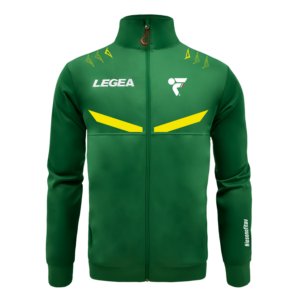 Chaqueta con cremallera bicolor - Fitav