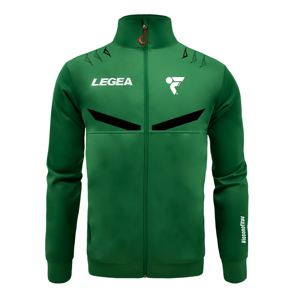 Chaqueta con cremallera bicolor - Fitav